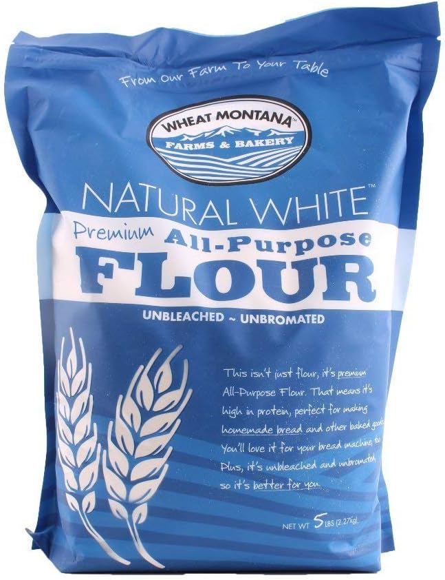 Wheat Montana Natural White All-Purpose Flour, 5 Pound (1)