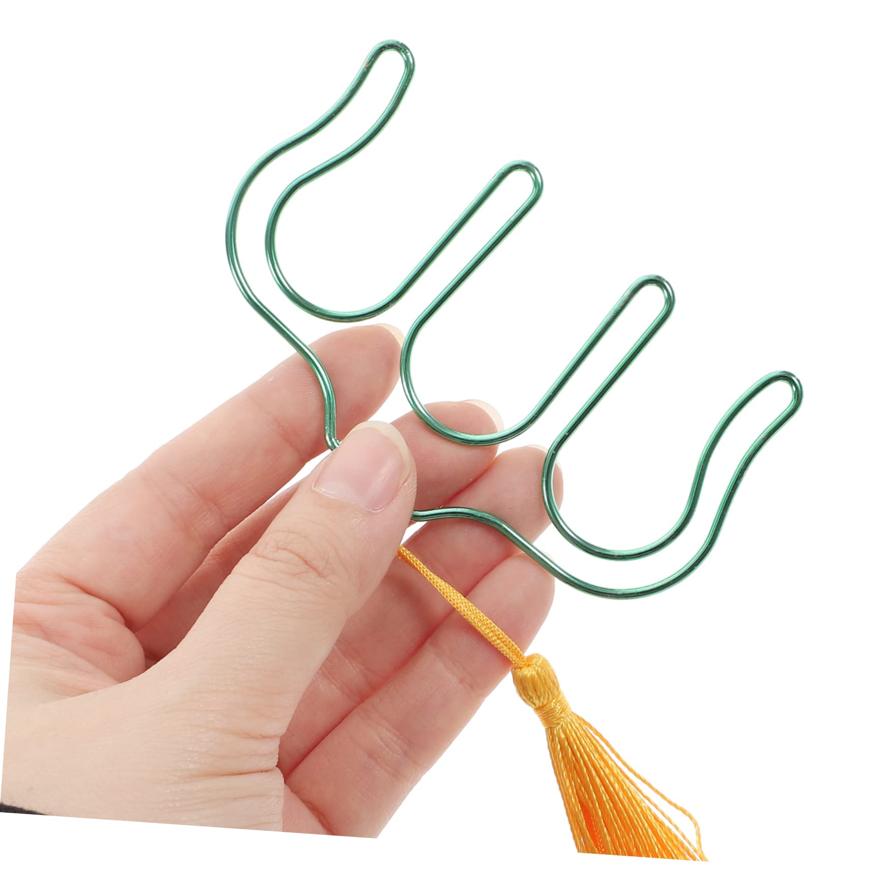 TOYANDONA 8pezzi Fermapagine Per Spartiti Musicali Metallo Con Ciondoli e Bordi Lisci Per Tenere Aperti Libri e Facilitare La Lettura Di Spartiti Ricette e Riviste
