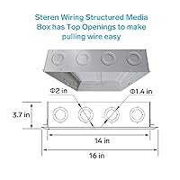 Vista 5 de Accesorios para gabinetes de medios estructurados - Gabinete de cableado estructurado - Carcasa de cableado estructurado - Gabinete de medios