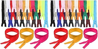 TEHAUX 42 Peças Zíperes De Resina Com Zíper Para Costura Zíper Para Costura Artesanato Zíperes Acessórios Zíper De Náilon Puxa Zíperes Resistentes Para Jaquetas Zíperes De Resina Zíperes