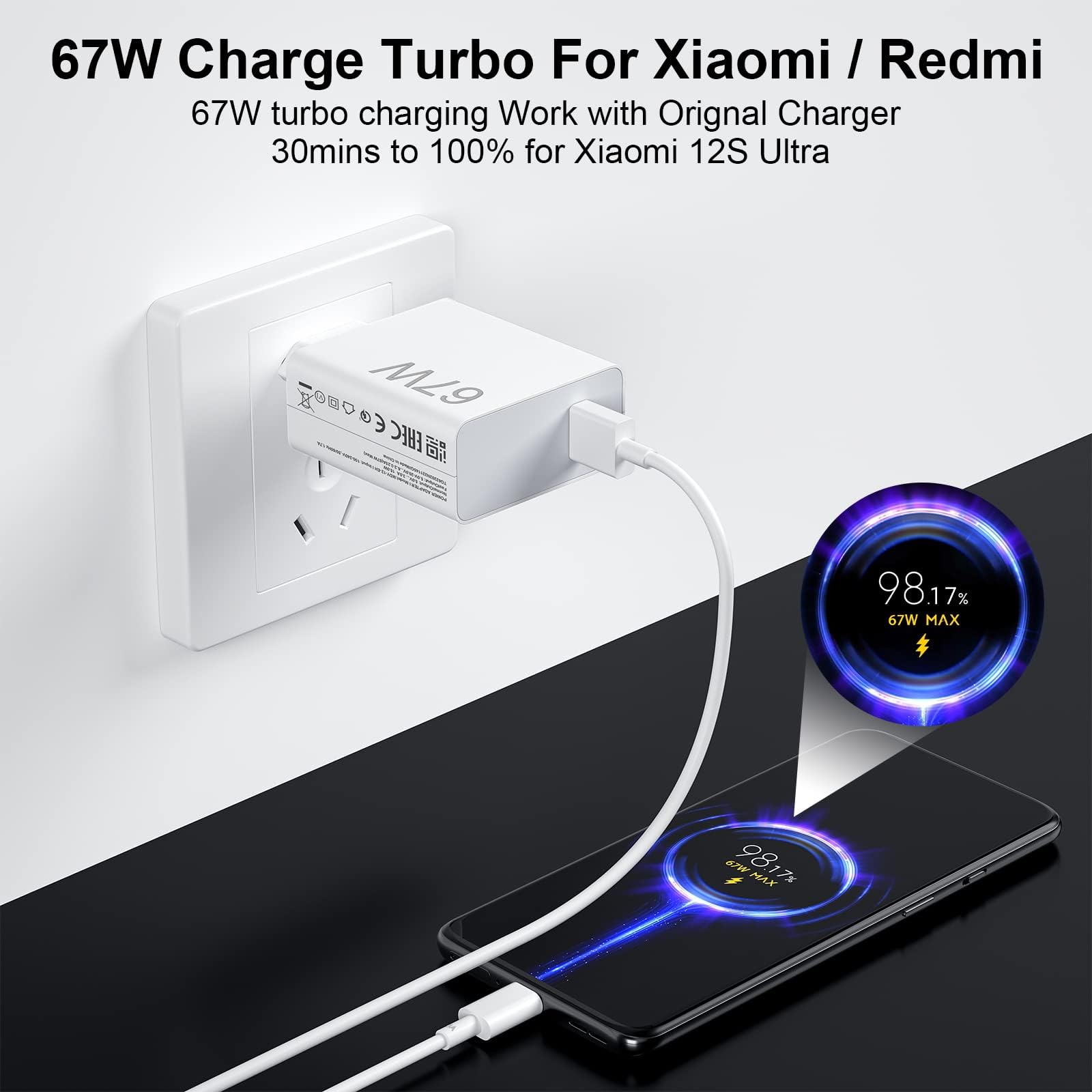Acheter Chargeur 120W 6A USB Type C Pour Xiaomi Redmi K50pro Note 10 11 12Pro + 5G K50 Gaming Xiaomi 11T 12 13 Pro Poco F4 GT Mix 4 X5PRO