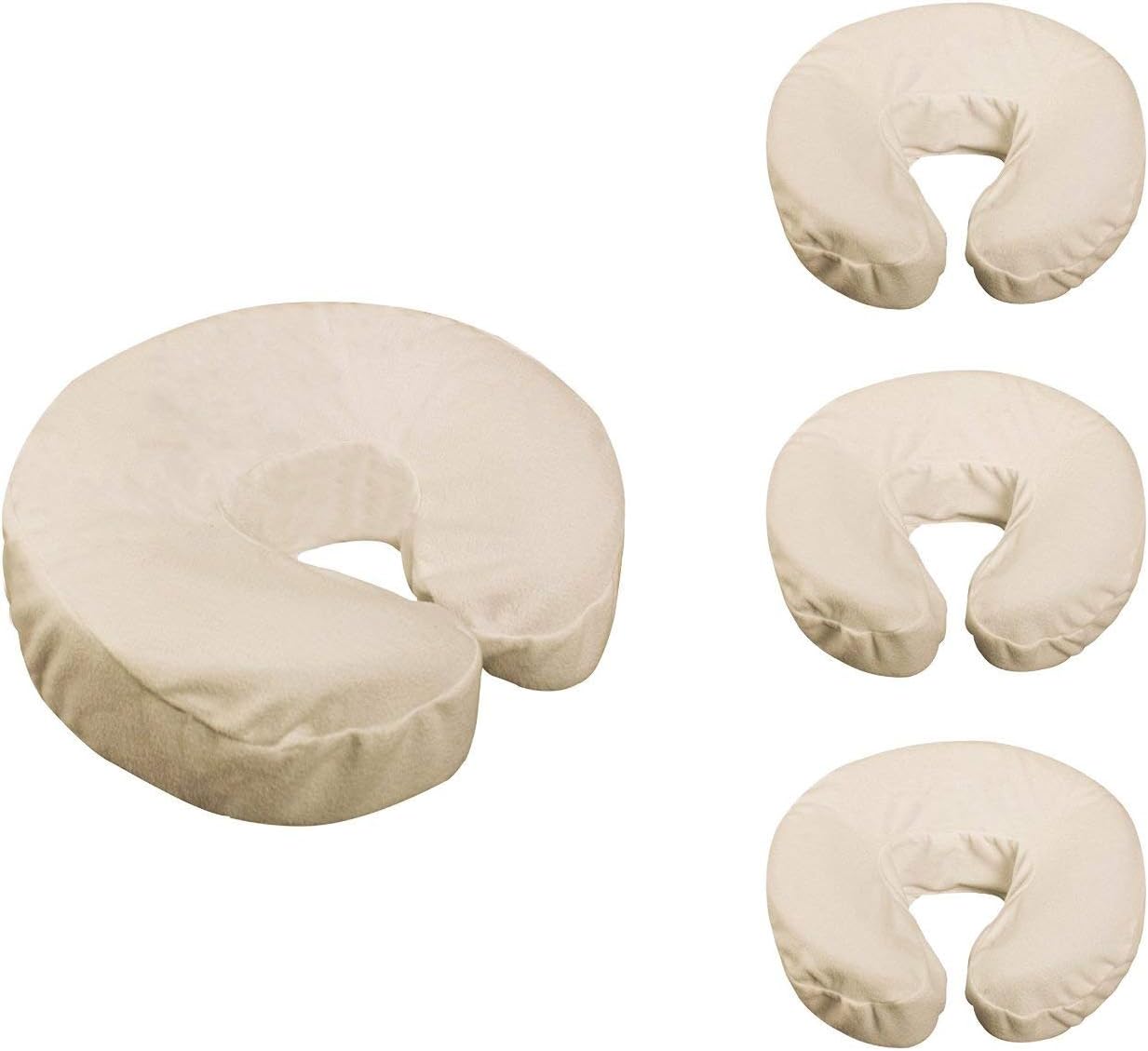 Fitted Flannel Face Cradle Covers - 4 Pack by Massage Tables