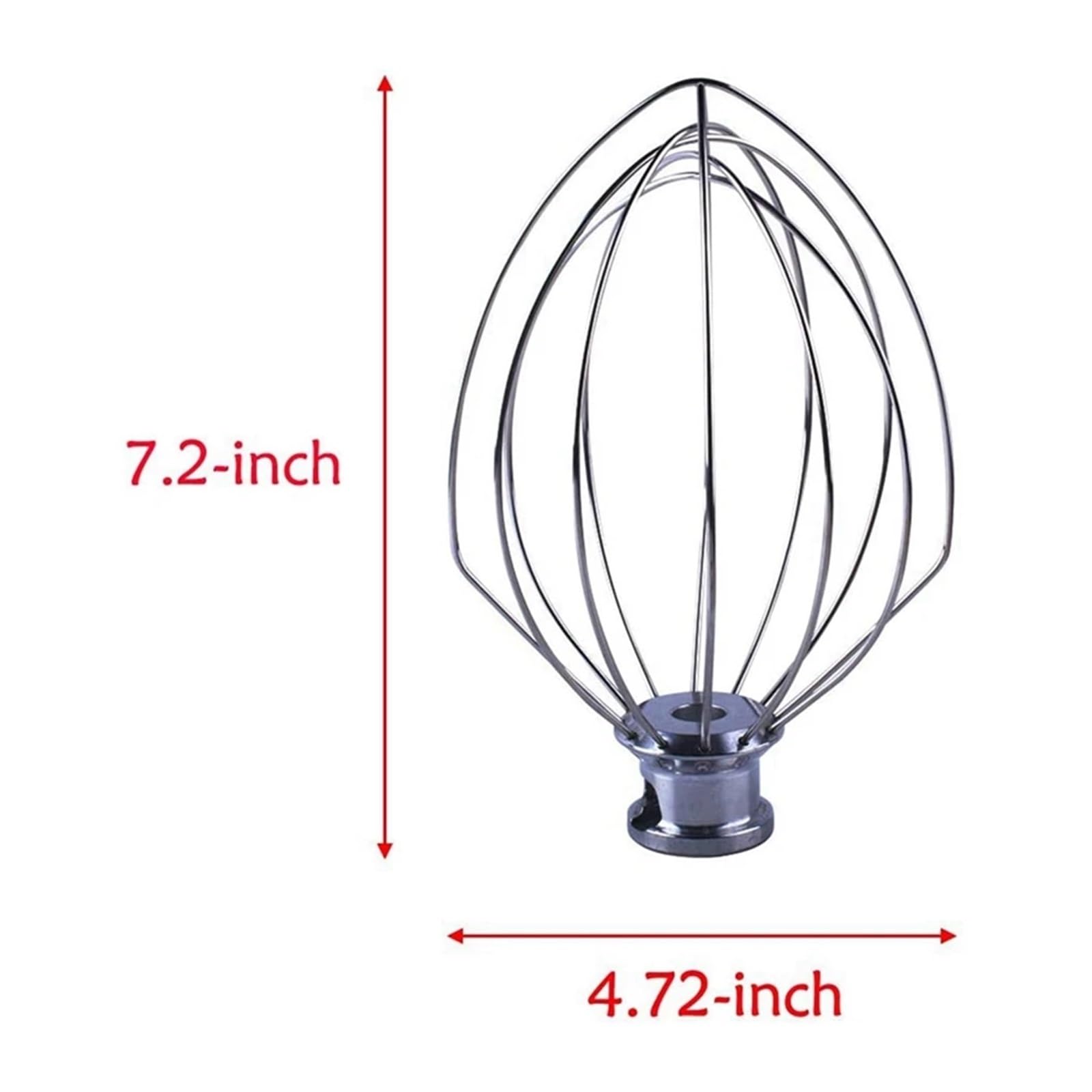 Końcówka do ubijania drutu 3X kompatybilna z mikserem stojącym z uchylną głowicą kompatybilna z Kitchenaid K5AWW 5 Quart KSM50, KSM5 akcesoria do mieszania kremu jajecznego