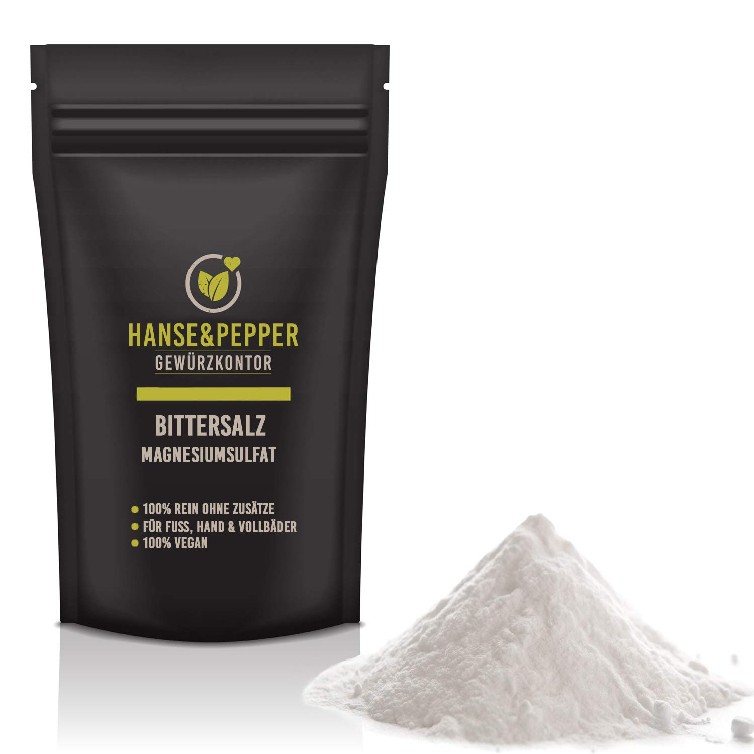 1kg Bittersalz Magensium Sulfat Epsomit MgSO4 Magnesiumsulfat-Heptahydrat MgSO4 x 7 H2O - Plus Serie