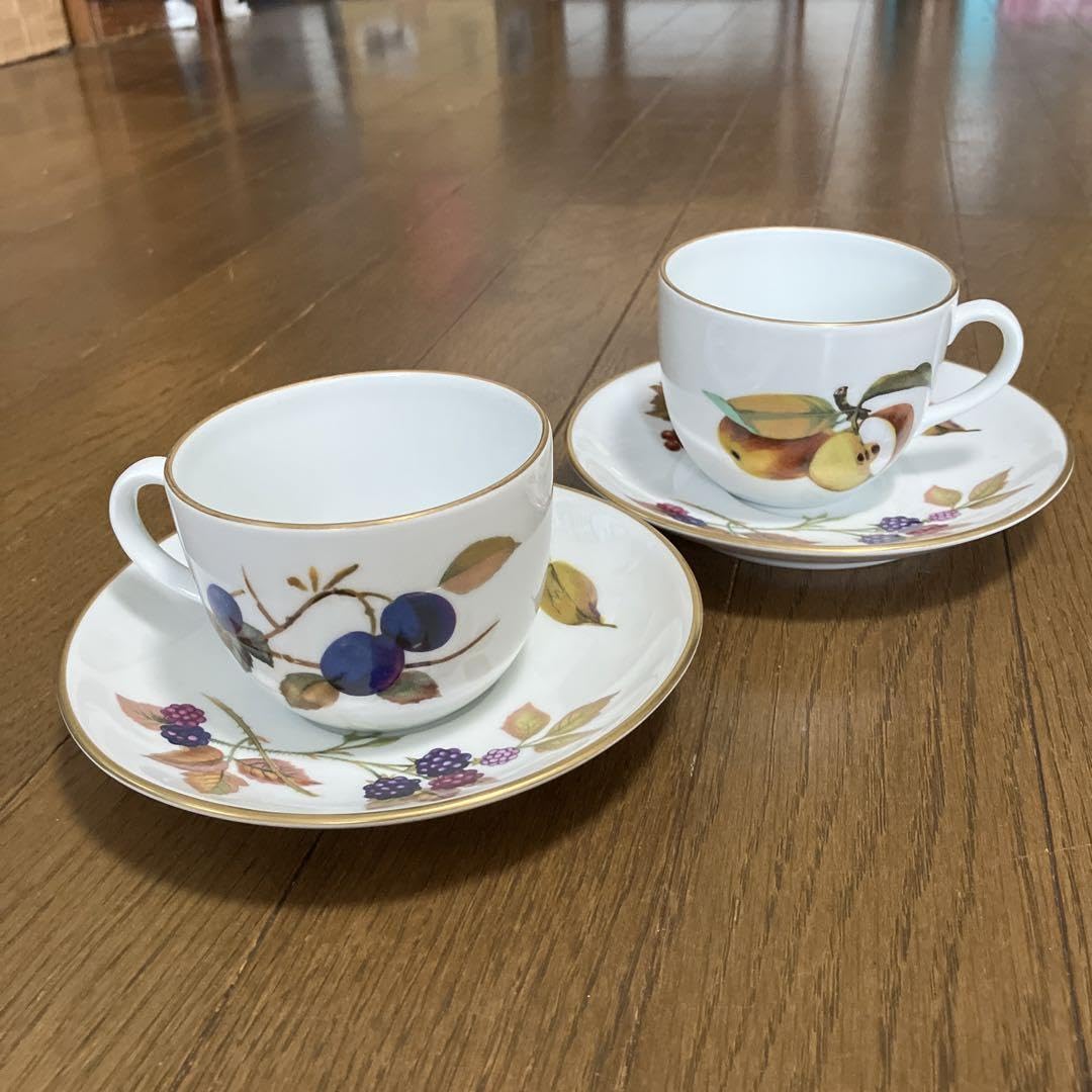 Amazon | ロイヤルウースター カップ＆ソーサー ペアセット | ノー 