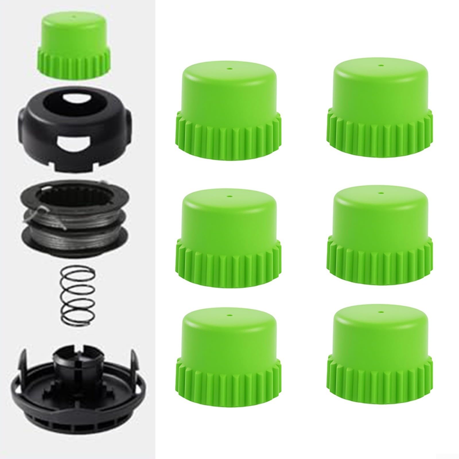 6 manopole SB00L00 per decespugliatori Greenworks serie 80 V 40 V 24 V, in ABS resistente, parte di ricambio rapida