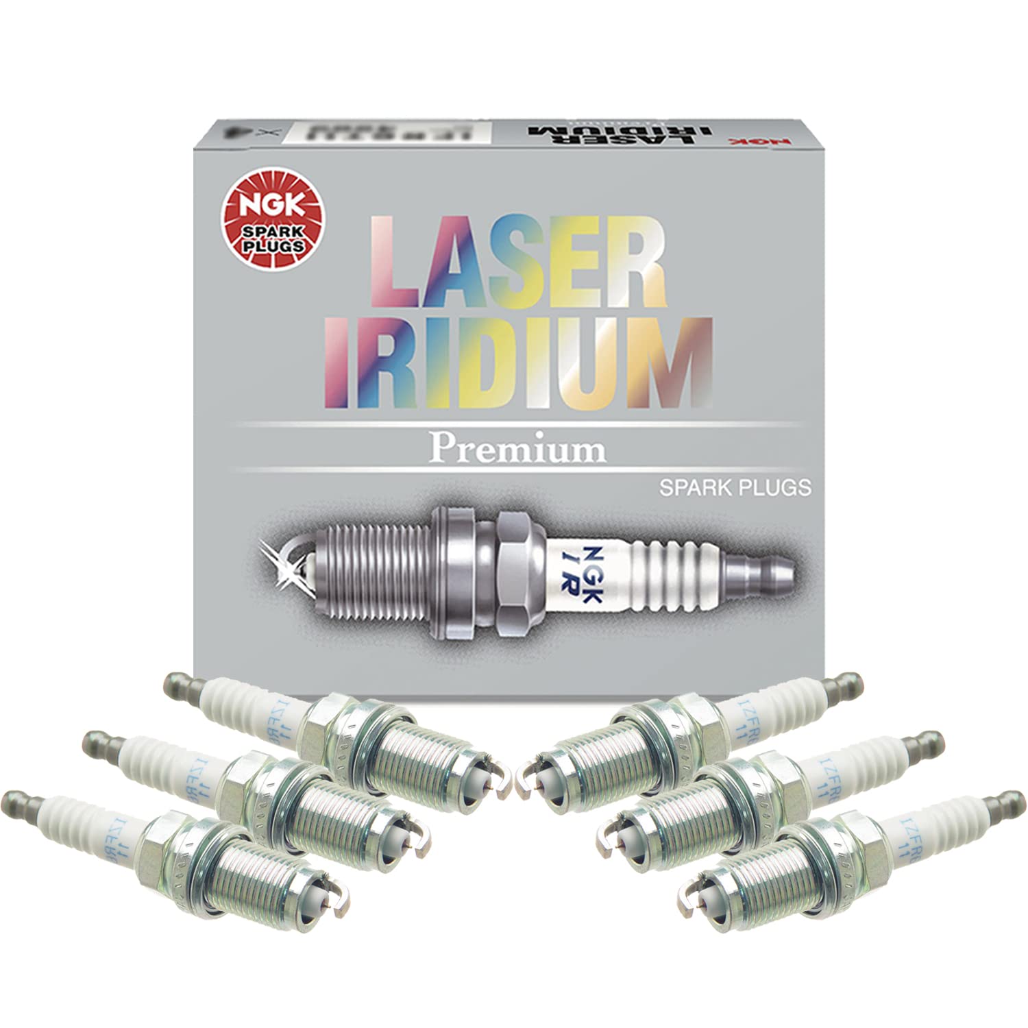 6-Pack Iridium Spark Plugs – Fits Honda Accord, Odyssey, Pilot, Ridgeline & Acura MDX, TL (V6 Engines 1999-2010)