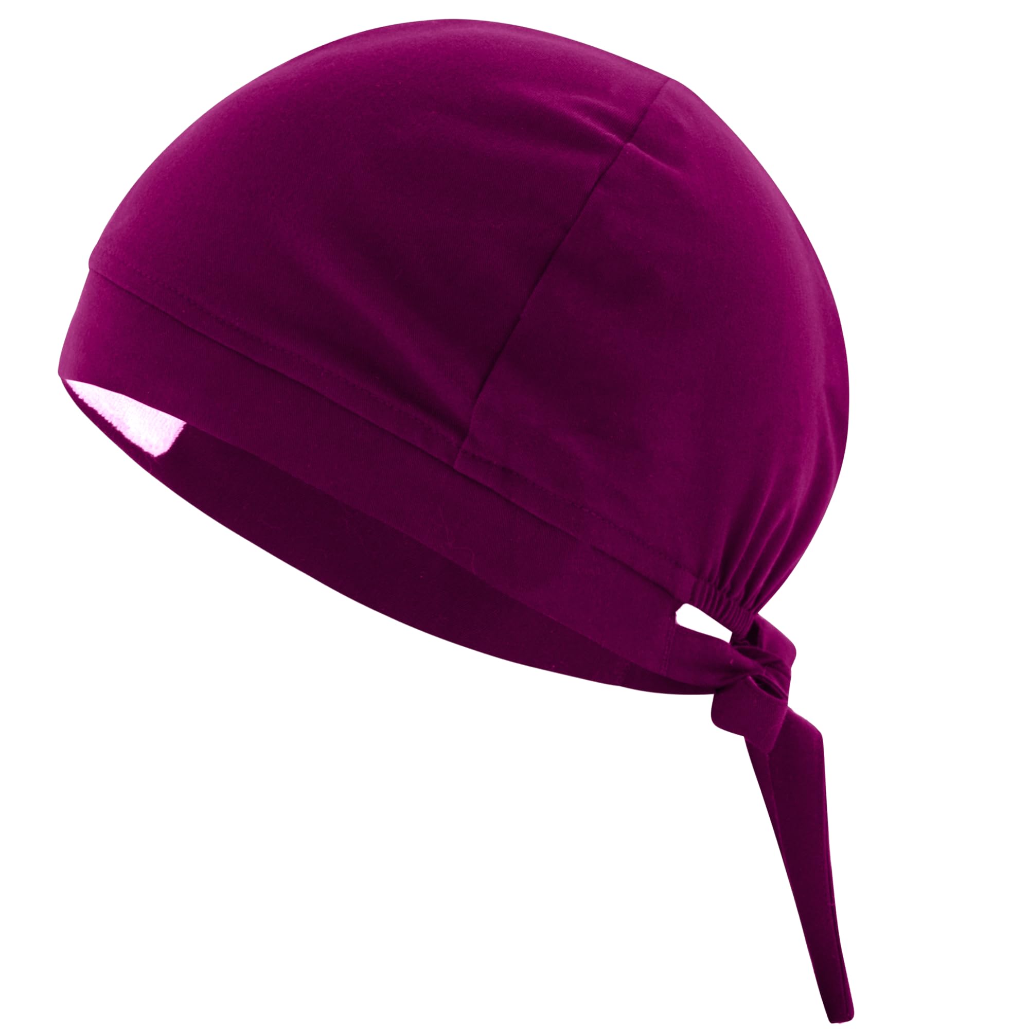 B-well Verona Surgical Cap with Spandex Fabric Surgical Caps Fabric for Doctors, Nurses, Dentists, Pharmacists, Vets, Medical Staff, wine red, One Size