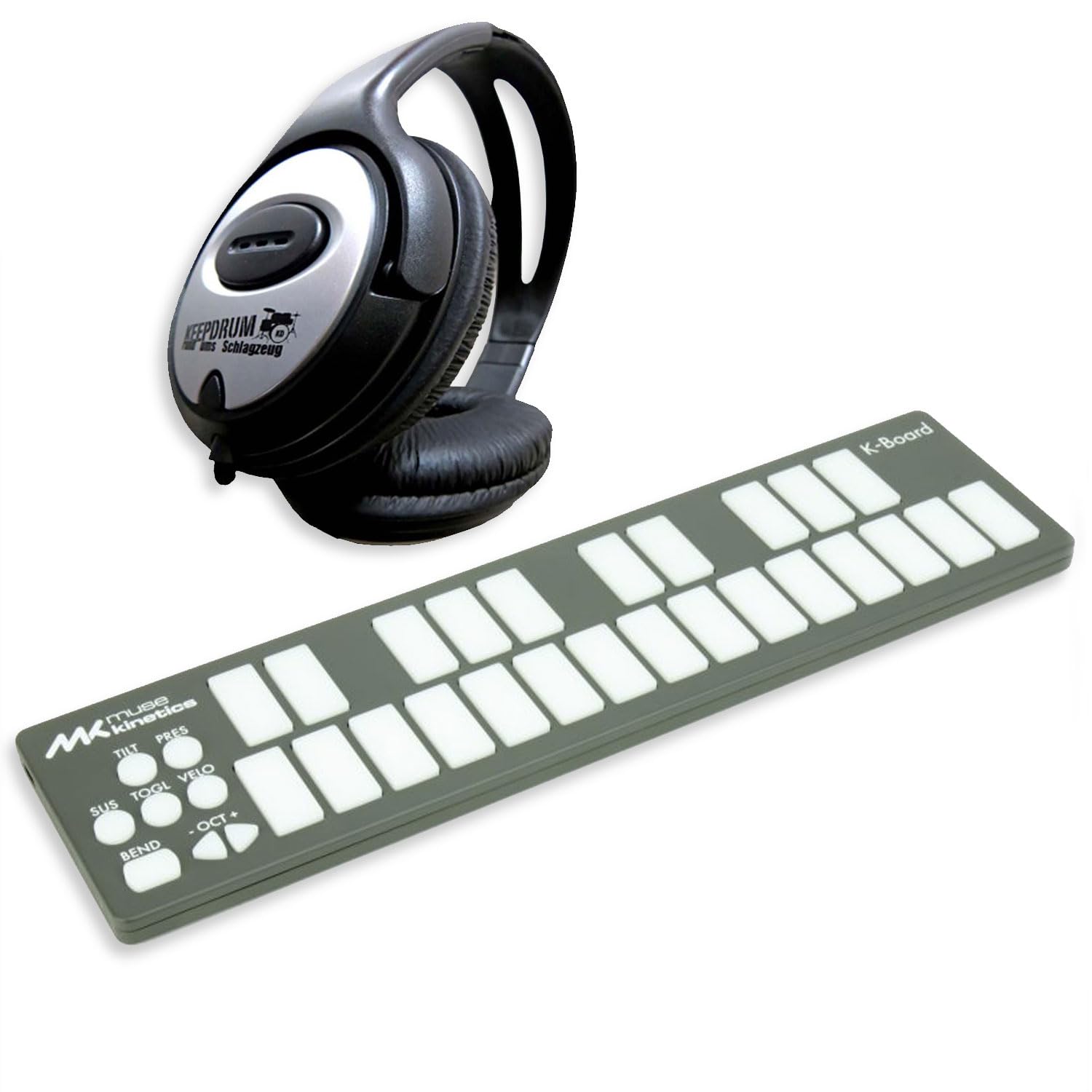 Muse Kinetics K-Board - Controller Galaxy MIDI con cuffie Keepdrum