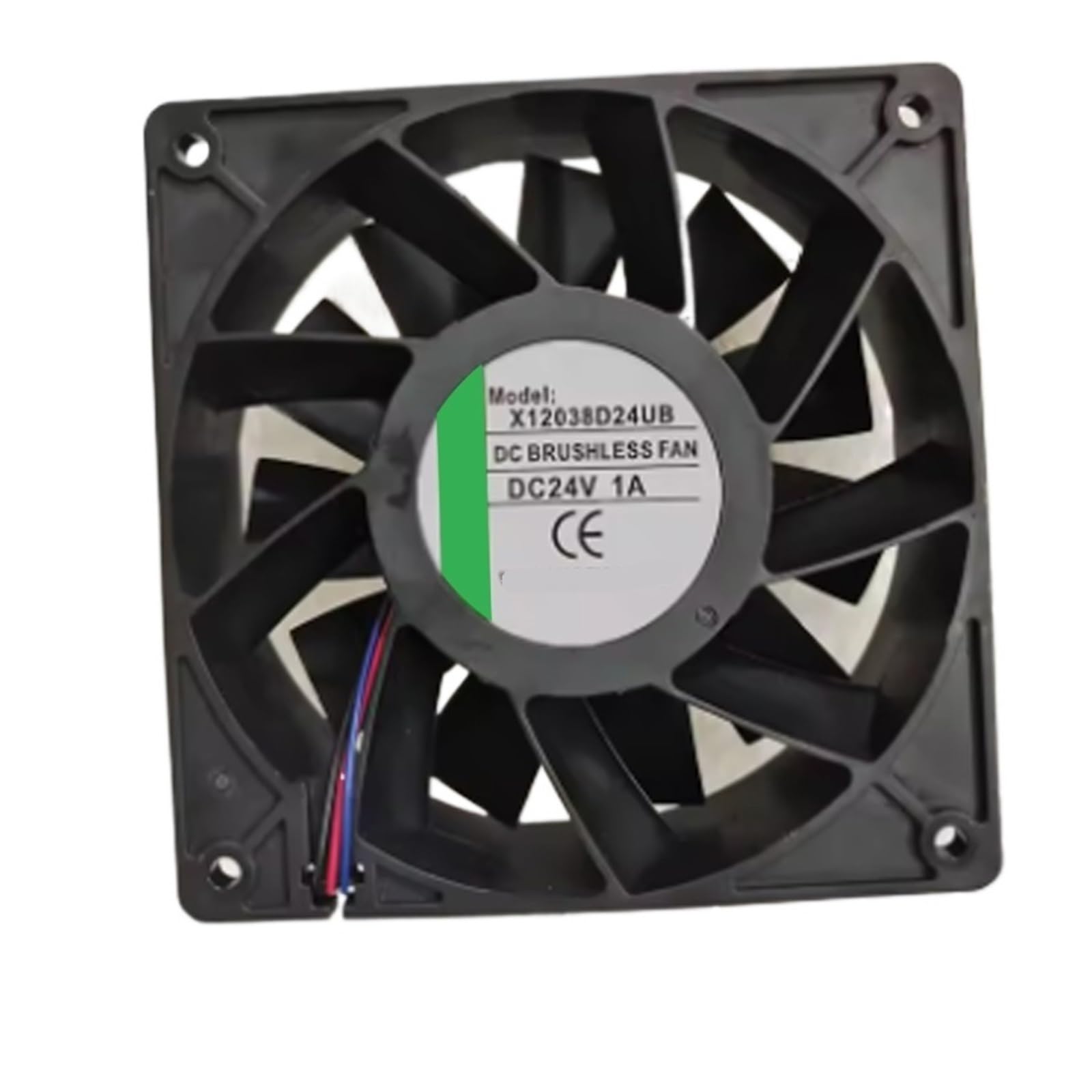 YMUGUEGH X12038D24UB DC 24V 1A 120x120x38mm 2/3-Wire Cooling Fan(2wire)