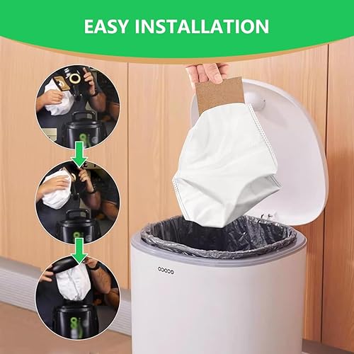 Miniatura 5 de Paquete de 8 bolsas de filtro HEPA de repuesto VACBP6 compatibles con aspiradora Atrix Ergo de 8 cuartos de galón, repuesto VACBP36V VACBPAI VACBP1