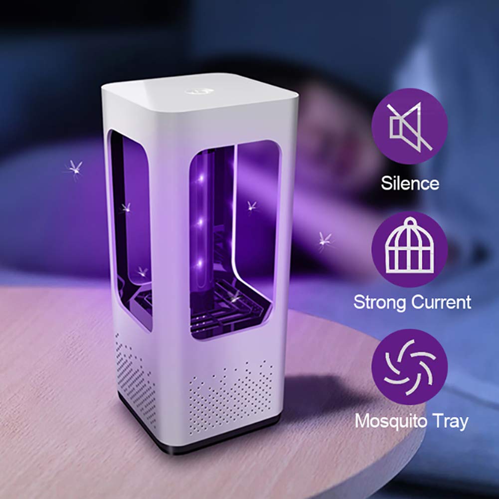 Electric Mosquito Killer Lamp,usb Powered Bug Zapper Indoor,uv Light Mosquito Killer Silent Fly Trap Pest Repellent Home