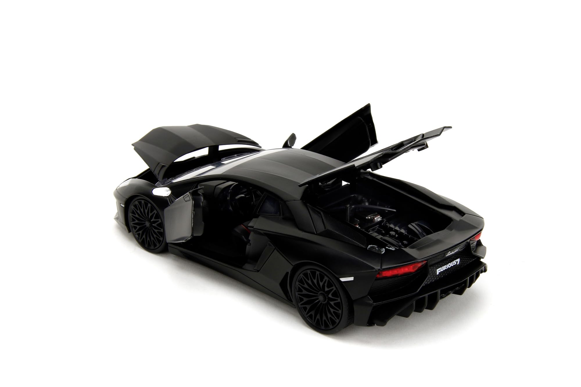 Fast & Furious JADA Toys SHAW'S LAMBORGHINI AVENTADOR modellino auto pressofuso, giocattoli per bambini e adulti, veicolo da collezione e da gioco, nero