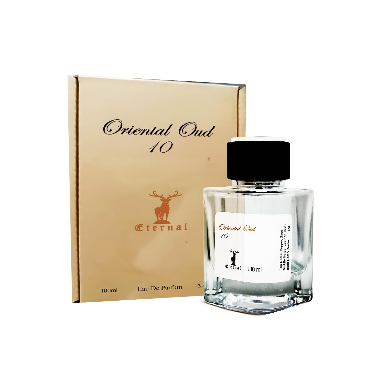 Eternal Collection - Oriental Oud 10 by Khalis for Men - 3.4 oz EDP Spray