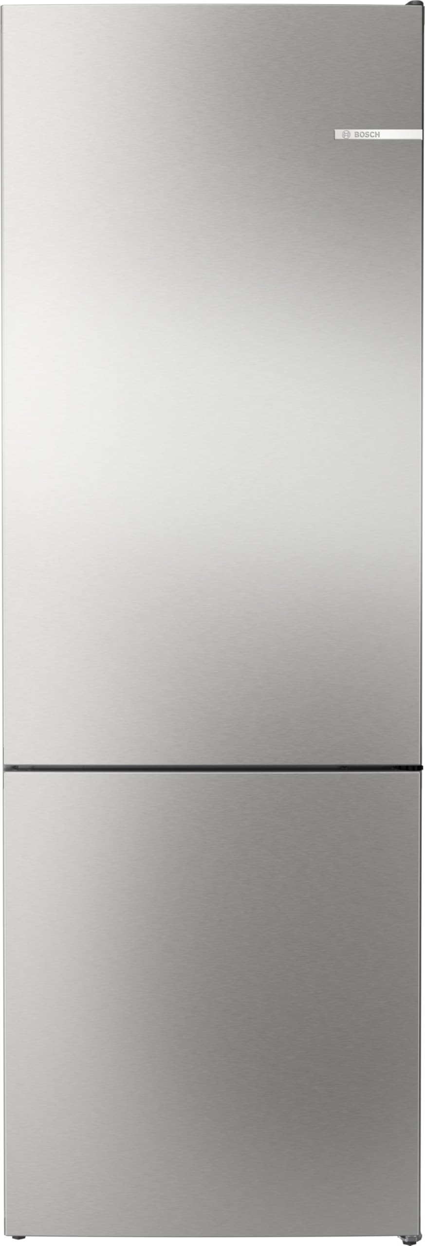 Bosch KGN492IAF Serie 4, Frigorifero combinato da libera installazione, Total No Frost, VitaFresh XXL: Spazio extra-large per i tuoi cibi freschi, PerfectFit, Luce LED, Acciaio, 203 x 70 cm