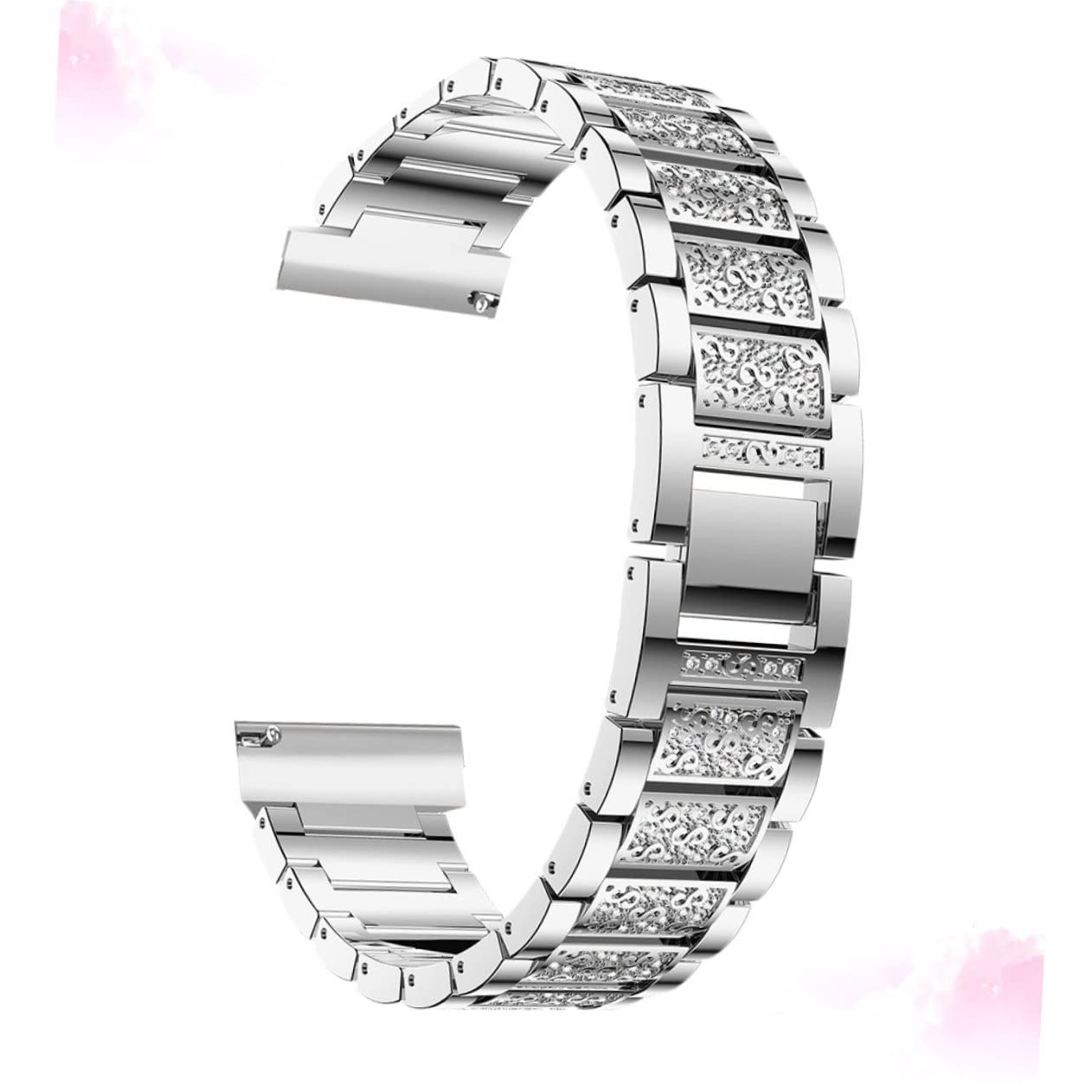 HOMSFOU bracelet de montre regarder intelligemment relojes inteligentes para mujer bracelets de montre-bracelet montres montre bracelet de remplacement bande de montre Silver