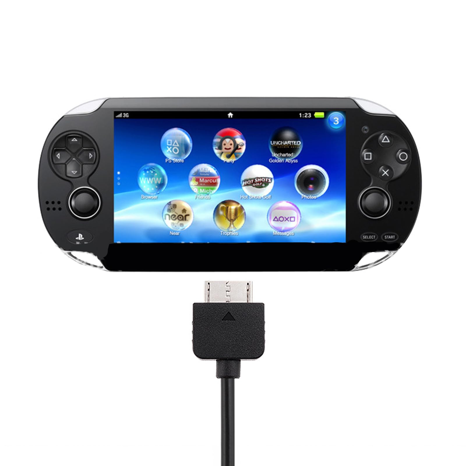 Amazon.co.jp: PSVITA 充電器 PSVITA(PCH-1000) 用 USB充電 充電