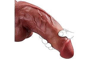 Lubisey Premium Realistic Dildo, 9.4" Extra Large Anal Dildo for Extreme Play