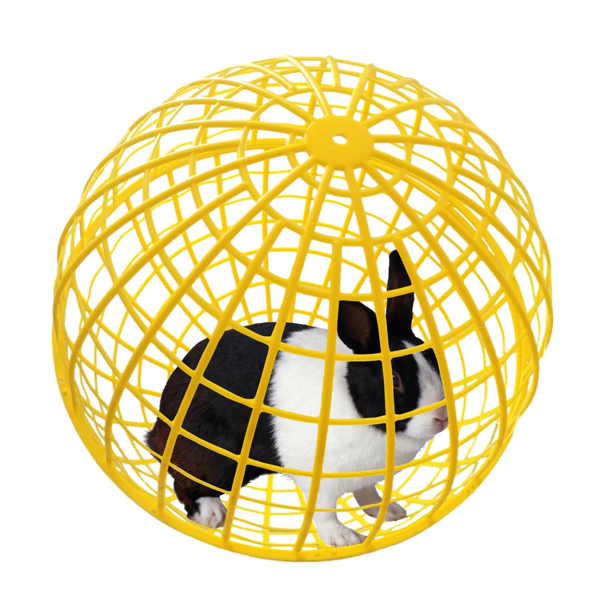 3 PCS 19.6" Movable Ball-Shaped Animals & Poultry Cages,Pet Safe Walking Net, Farm Courtyard Outdoor Accessible Rolling Rabbit Duck Hutch Chicken Coop