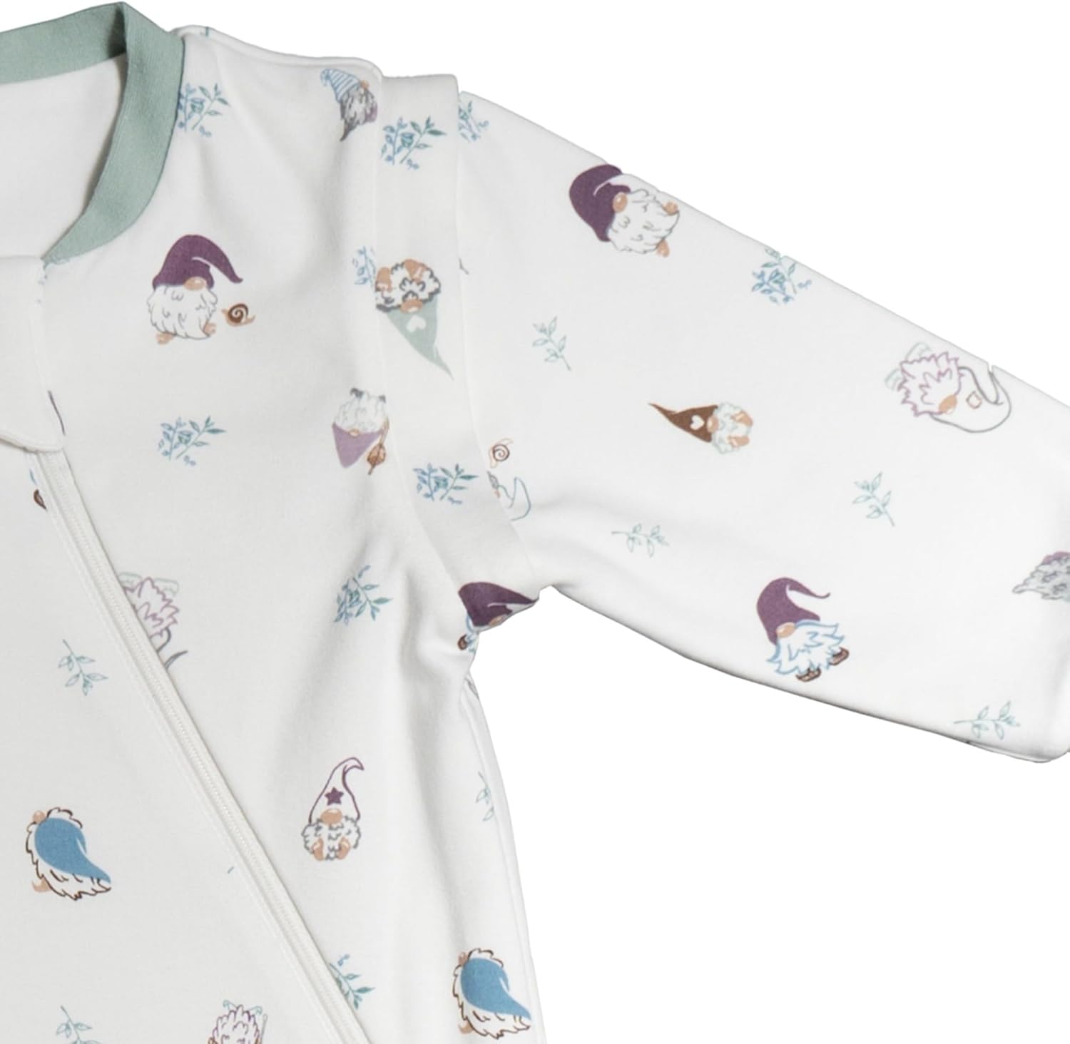 Nest Designs Organic Cotton Removable Long Sleeve Sleep Bag | 1.0 TOG | Ideal for Sensitive Skin
