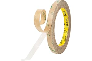 300LSE Double Sided Tape: 0.39in x 36ft Heavy-Duty, Removable Adhesive Mounting Tape...