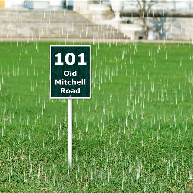 Cartello Personalizzato Per Indirizzo Di Casa - Alluminio, 20x30 Cm, Per Esterno