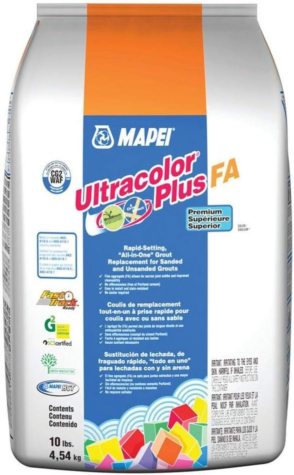 MAPEI Ultracolor Plus FA Powder Grout - 10LB/Bag - (01 Alabaster)
