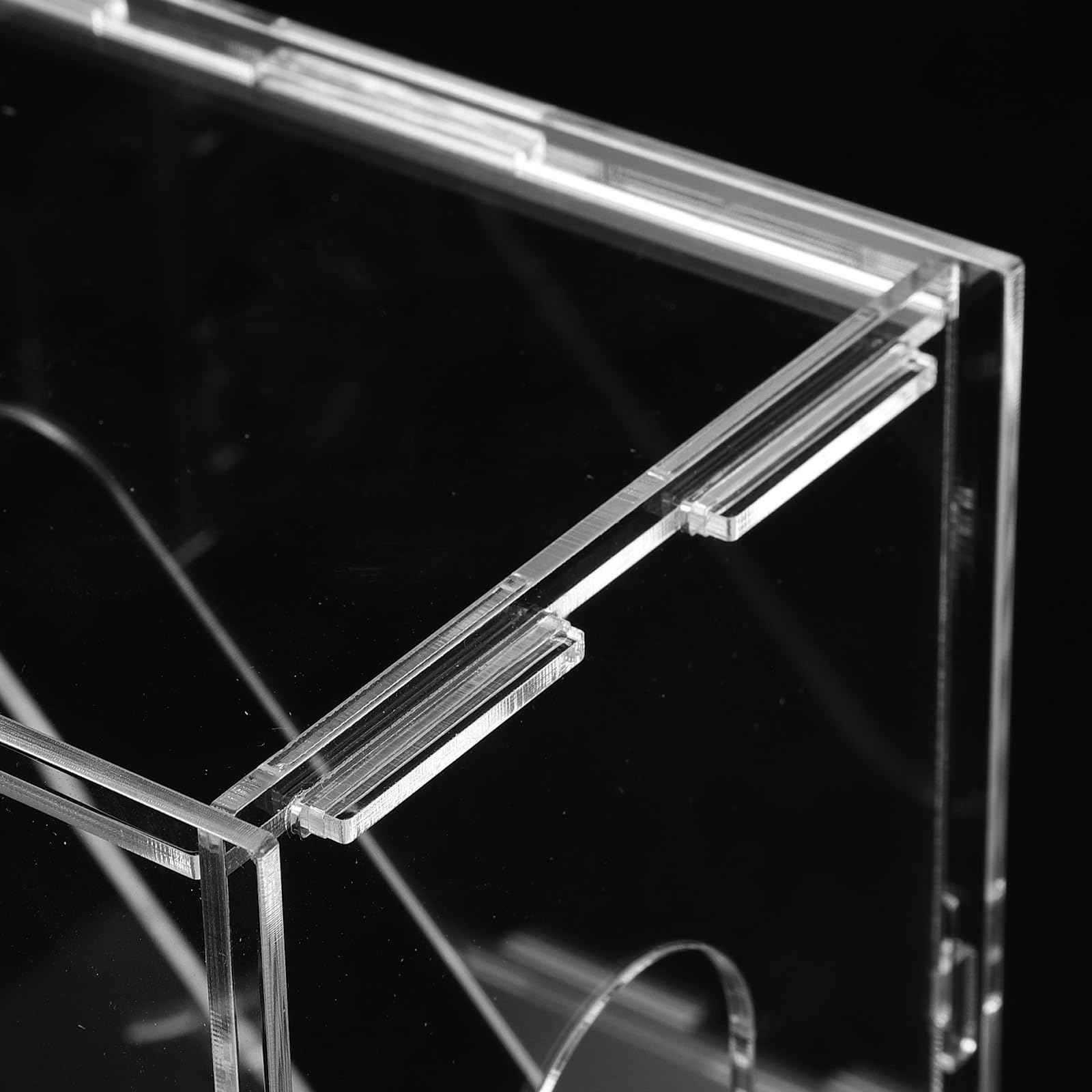 STOBAZA Gefrierorganizer für Muttermilchbeutel Aufbewahrungsbox für Muttermilch zum Einfrieren Acryl Transparent Tragbarer Griff Leicht zu Reinigen für Muttermilchbeutel und Lebensmittel