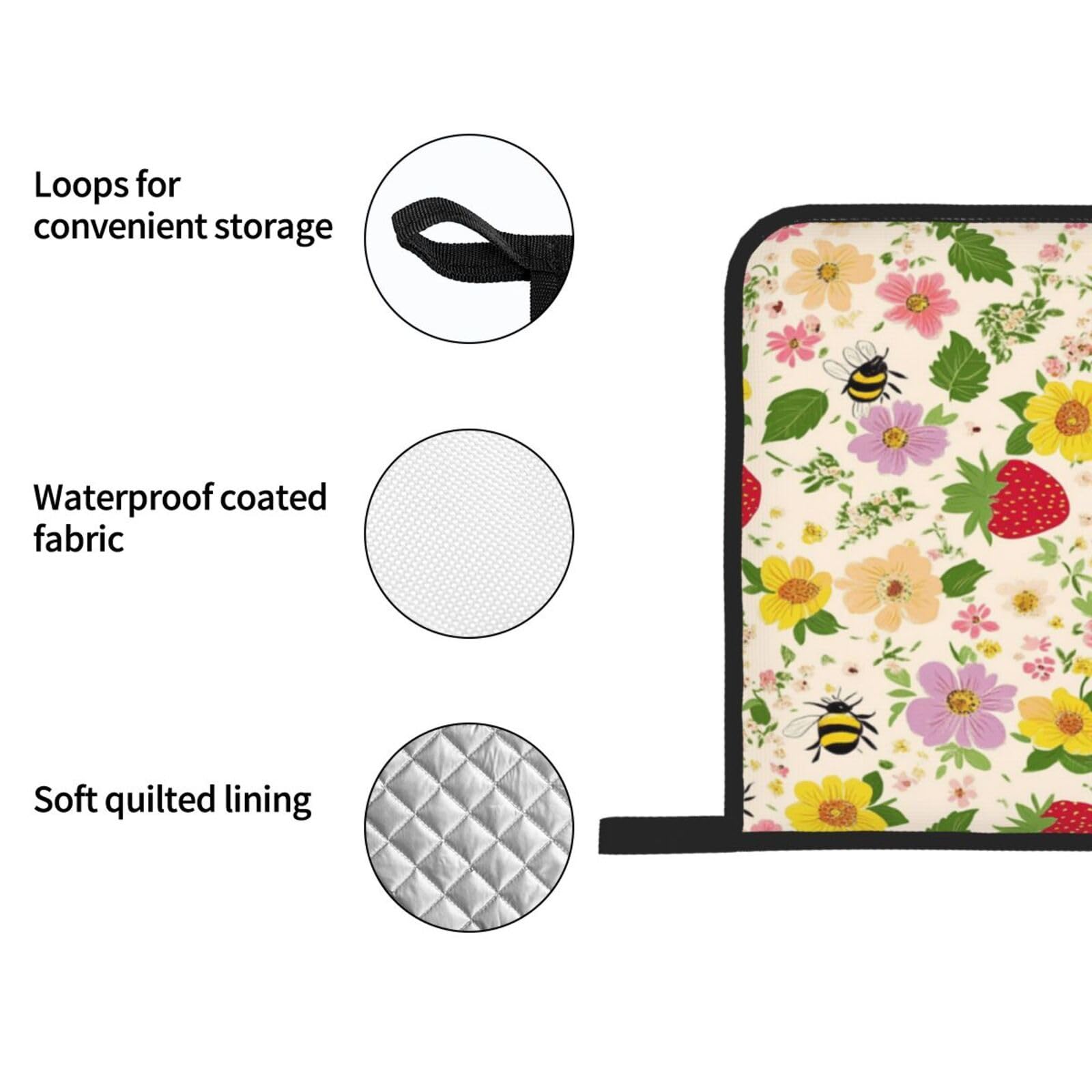 Maniques de Cuisine Gants de Cuisson Lavable en Machine Facile a Nettoyer