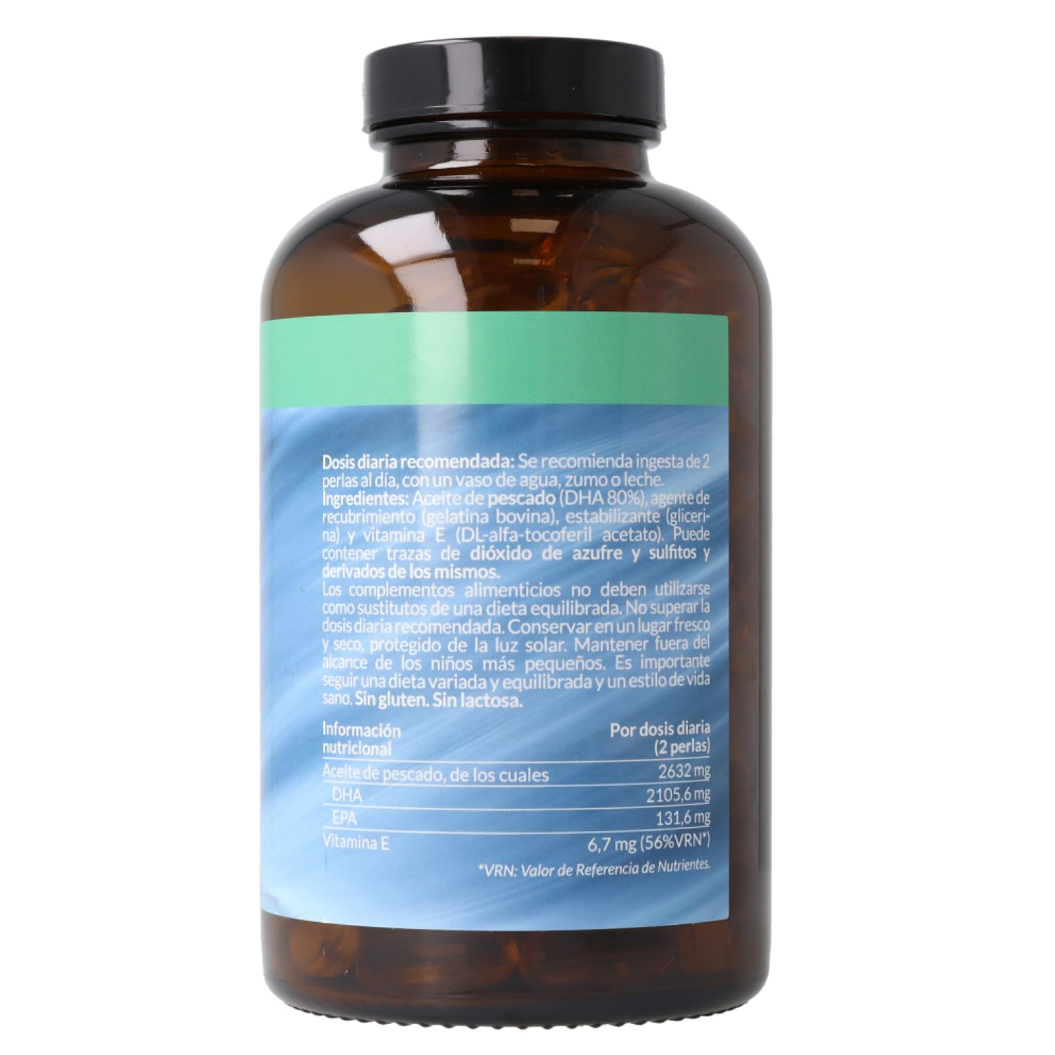 DHA 1000mg Omega 3 | 150 Perlas | Naturitas Essentials | EPA y Cert. iFOS
