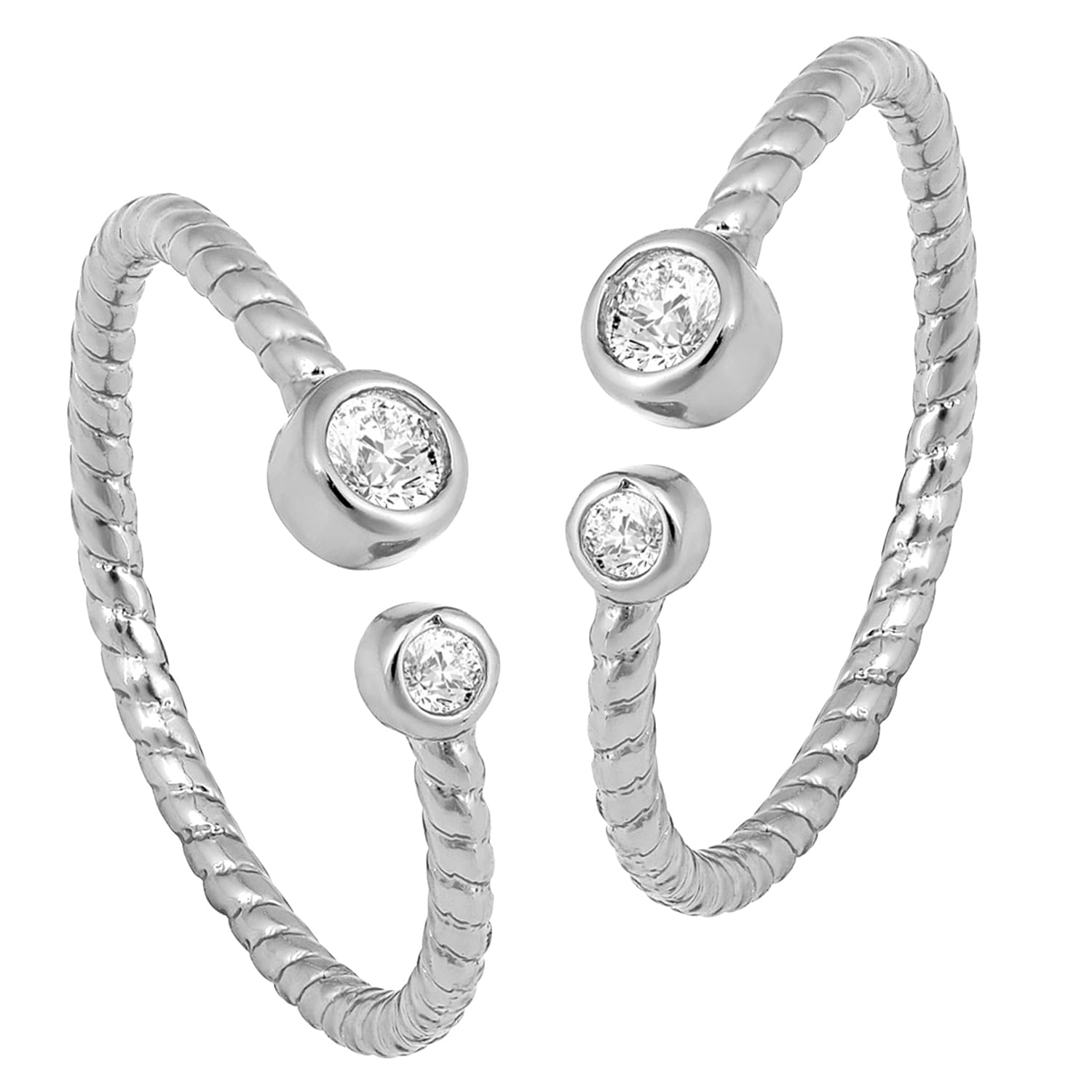 Gold Plated Rani Pink Green Cubic Zirconia Studded Fancy Toe Ring Adjustable Bichiya Fashion Stylish Jewellery