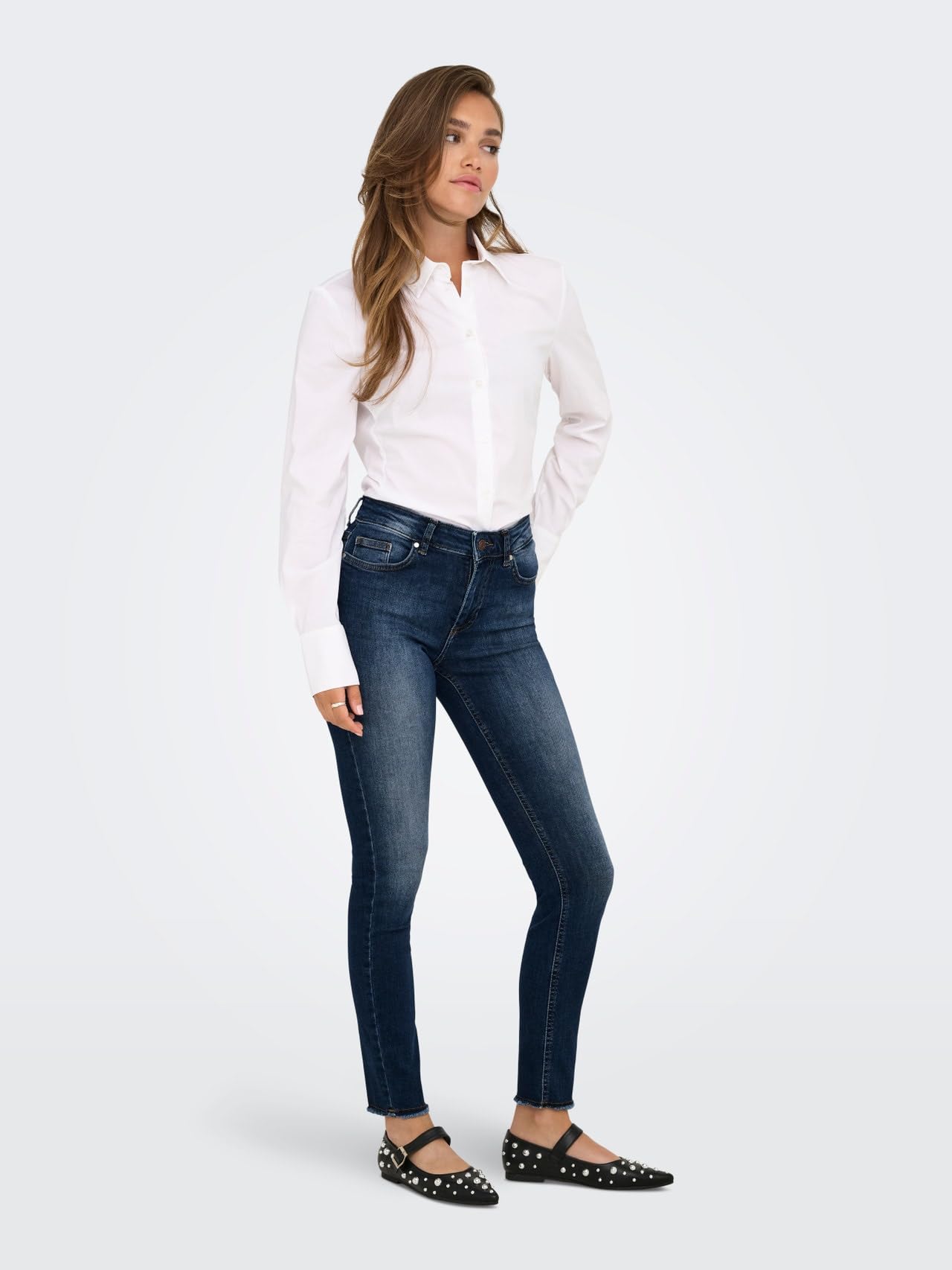ONLY - Onlblush Mid SK Ank RW DNM Rea081 Noos, Onlblush Mid SK Ank RW DNM Rea081 Noos Donna