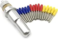 Vista 2 de 15 cuchillas de trazador de corte de vinilo de 30/45/60 grados para Roland Plotter+ soporte de hoja Roland..