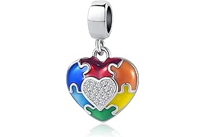 Autism Awareness Pandora Charm for Crocs You Fit Me Perfectly