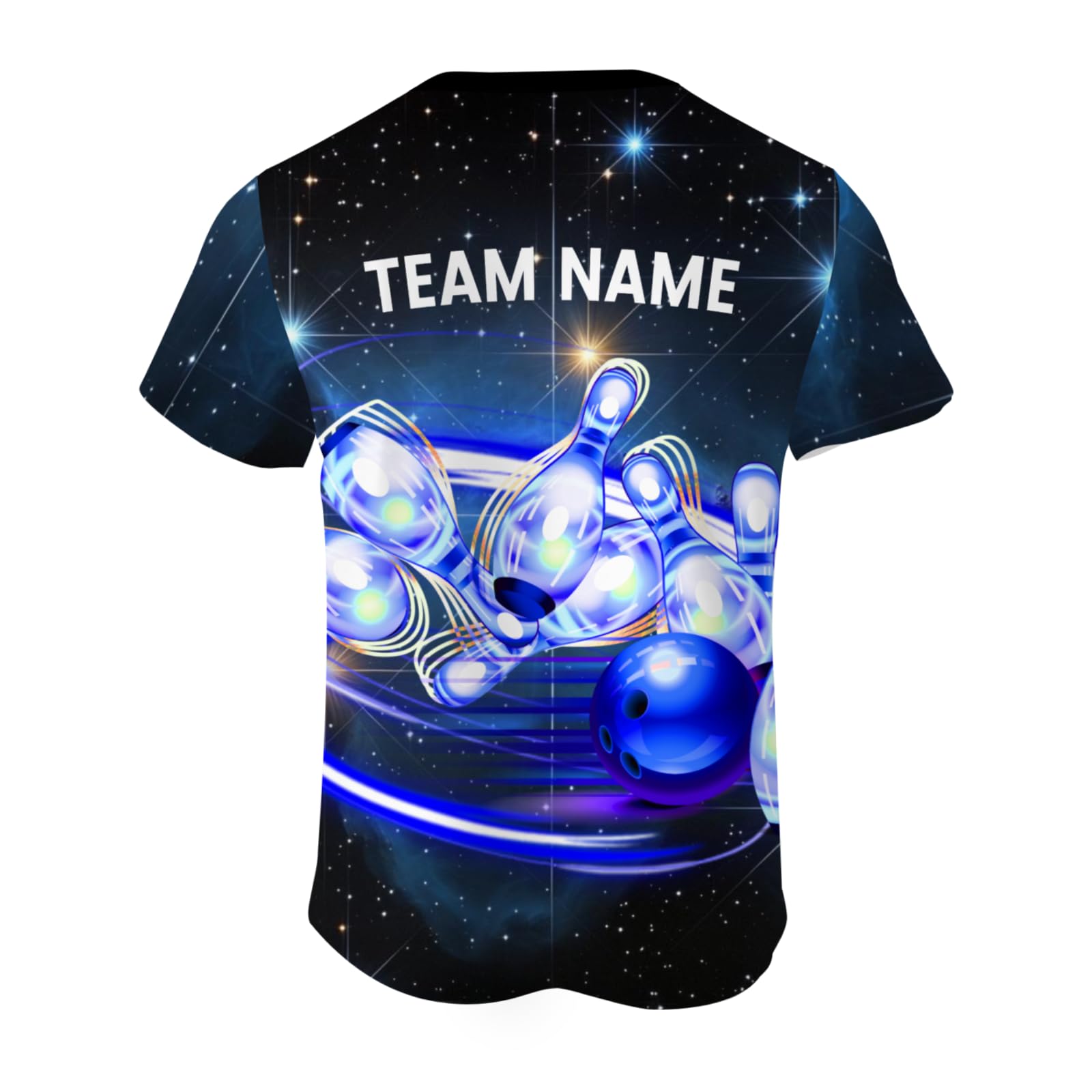 Custom Bowling Shirt for Men Customized 3D Print Bowling Shirt Personalized Stitch Name Bowling Shirts for Team Bowling (Color04)
