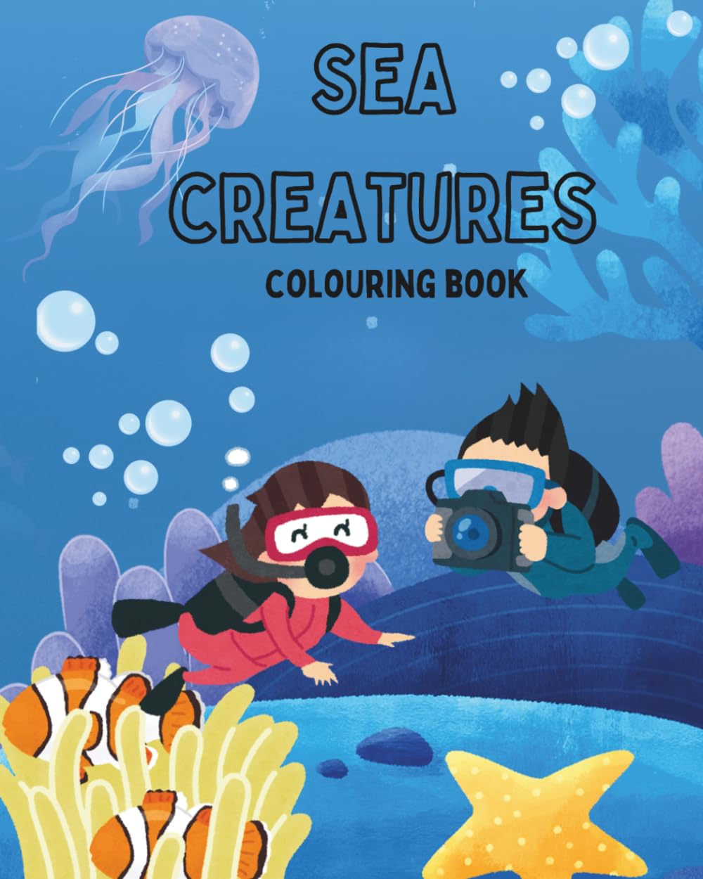 Sea Creatures Colouring Book