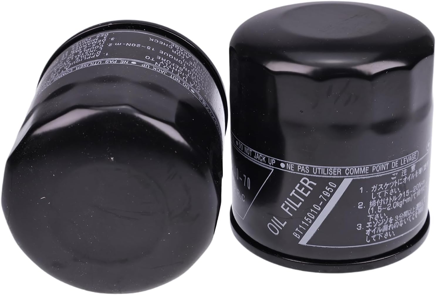 New 2PCS Oil Filter 5GH-13440-00-00 5GH-13440-30-00 Compatible With Yamaha F115 F100 F90 F75 Outboard