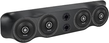Sundown Audio LCMR-6.5 Bundle 4 6.5 in 100-Watt RMS 8 Ohm Car Audio Midrange Speakers, 2 BT-R1 3 in 100-Watt 8 Ohm Tweeters, RC365 Vinyl Wrapped Box, 7-Items