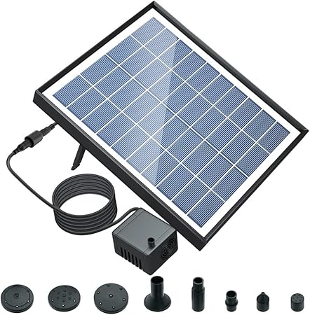 Image KAMAY 10V / 5W Solar Pump with -in 1500Mah Battery Is Suitable for Garden Pond Decoration and Other Occasions Image KAMAY 10V / 5W Solar Pump with -in 1500Mah Battery Is Suitable for Garden Pond Decoration and Other Occasions