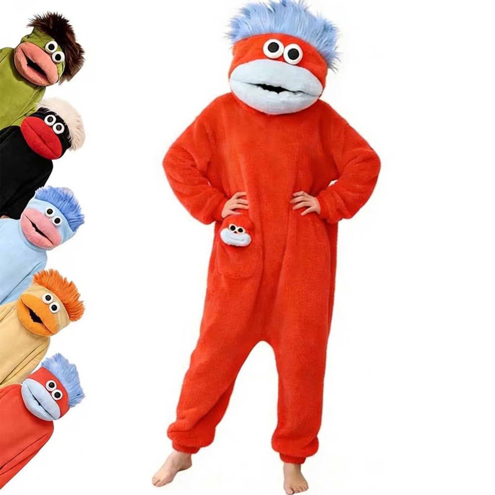 Disfraz de Halloween divertido mono de monstruo tonto, para mujeres