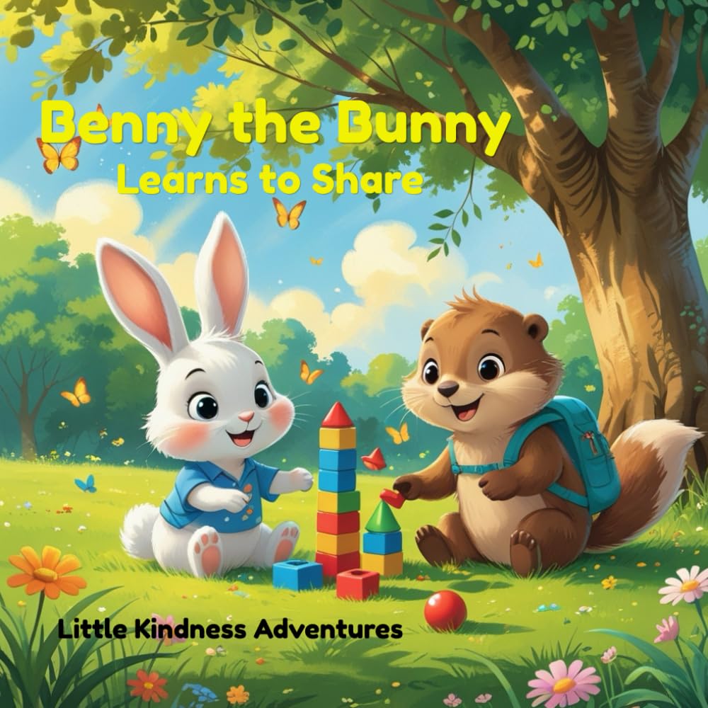 Benny the Bunny Learns to Share: A Sweet Story About Friendship, Kindness, and Sharing (Little Kindness Adventures)