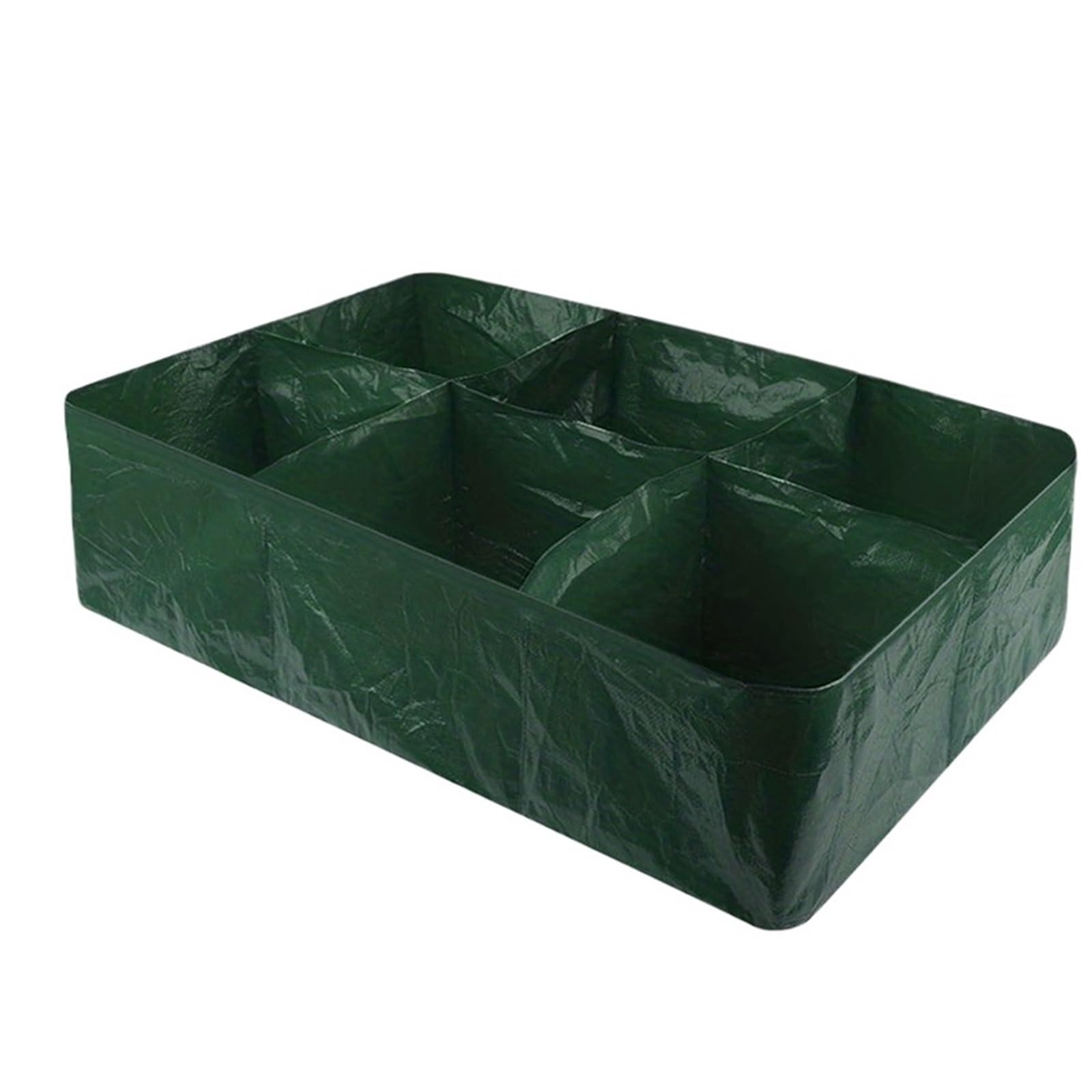 LCUVIMPEX Plant Grow Bags, Vegetable Planting Bag Pack Of 4 Portable Raised Bed Reusable Growing Container Green