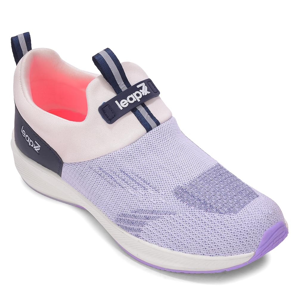 LEAP7X STARLINE-E Voilet Sports Non Lacing Walking Shoes for Women-image-14
