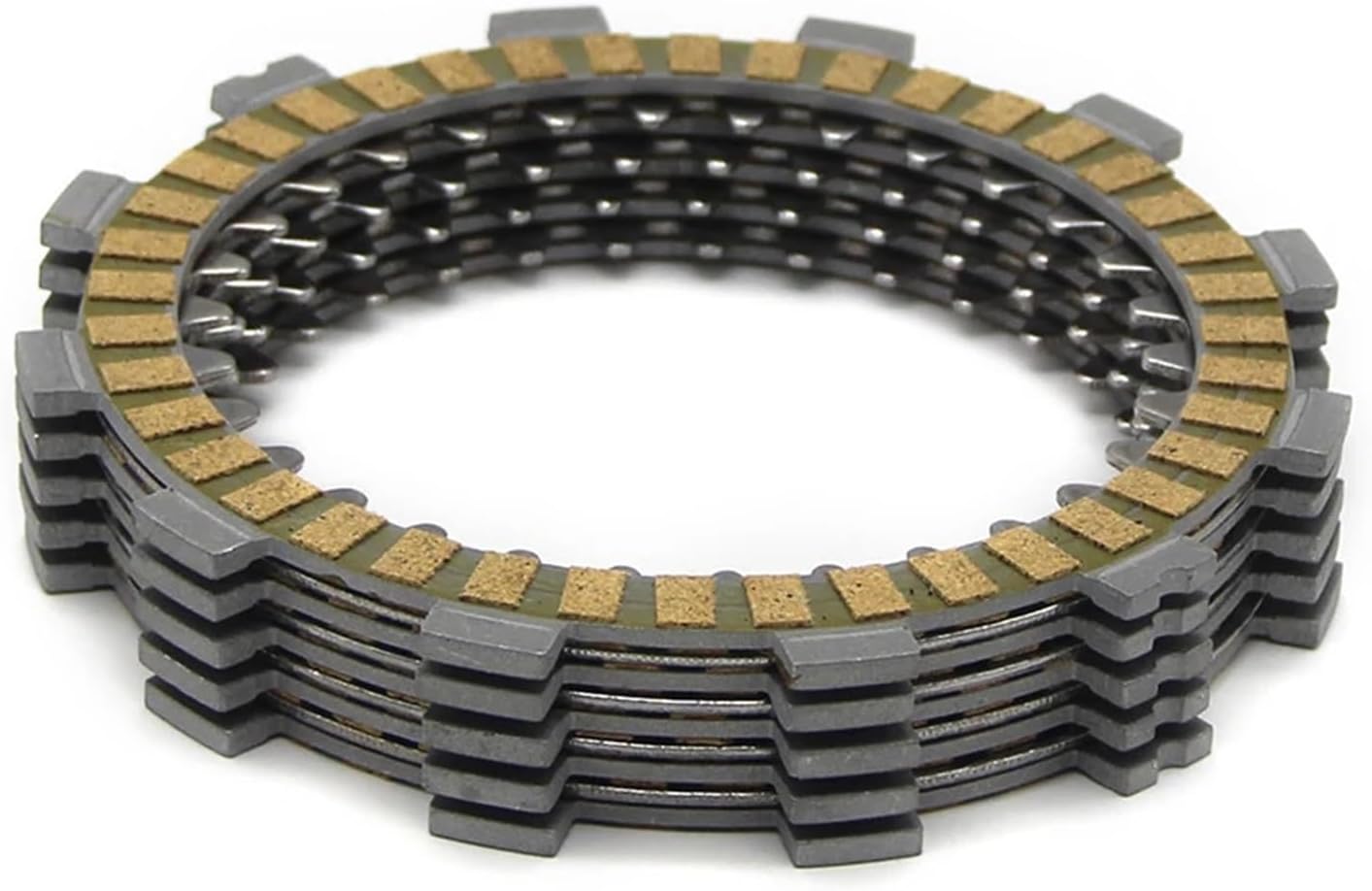 Compatible with Suzuki Motor GS125 GT125 GZ125 GN125 RG80 RV125 TS100 C TF125 FX125 21451-28030 Motorcycle Clutch Friction Disc Plate Kit