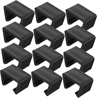 MERRYHAPY 12 peças de sofá para cartão cadeira de vime ao ar livre sofá cadeira ao ar livre sofá sofá preto clipes de sofá secionais prendedores de sofá secionais clipes de móveis módulo de cadeira móveis sofá ao ar livre