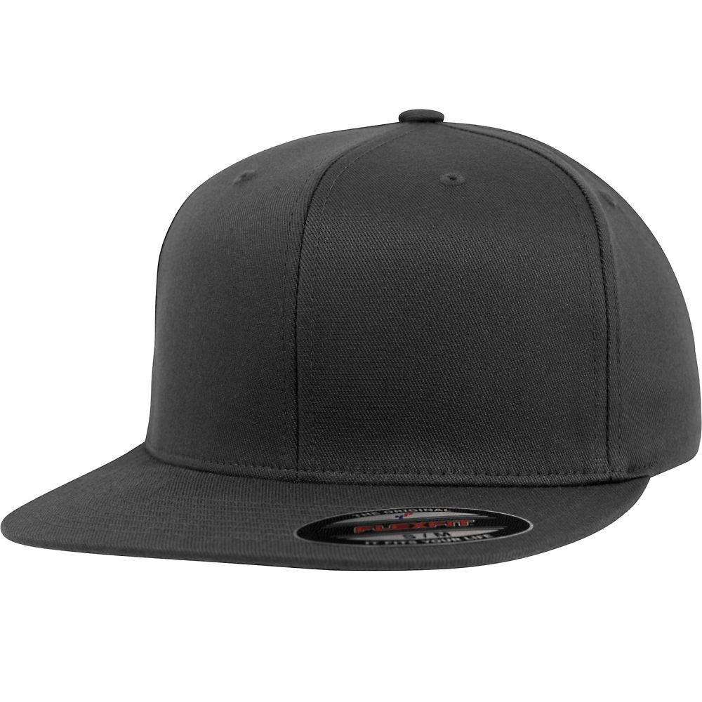 Flexfit Flat Visor Kappen, Darkgrey, L/XL