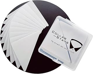 Collar Stays for Polo Shirts, No Curl Collar Polo Shirt Collar Stays, Polo Shirt Collar Fixed Great for Any Shirt with Collar