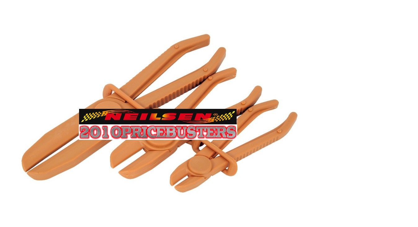 3pc Flexible Hose Clamp Set Clamping Pliers Radiator Brake Fuel Pipe CT1507
