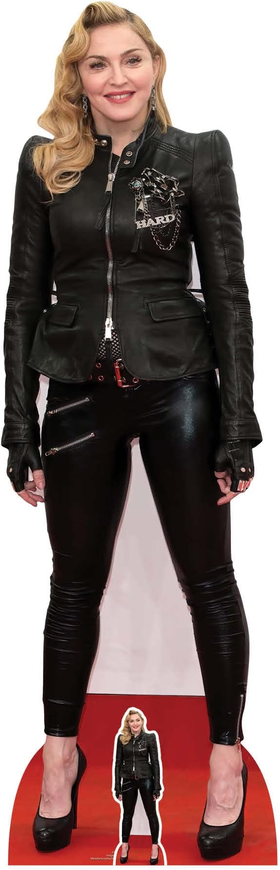 STAR CUTOUTS Madonna Lifesize Cardboard Cutout With Mini Pop Star