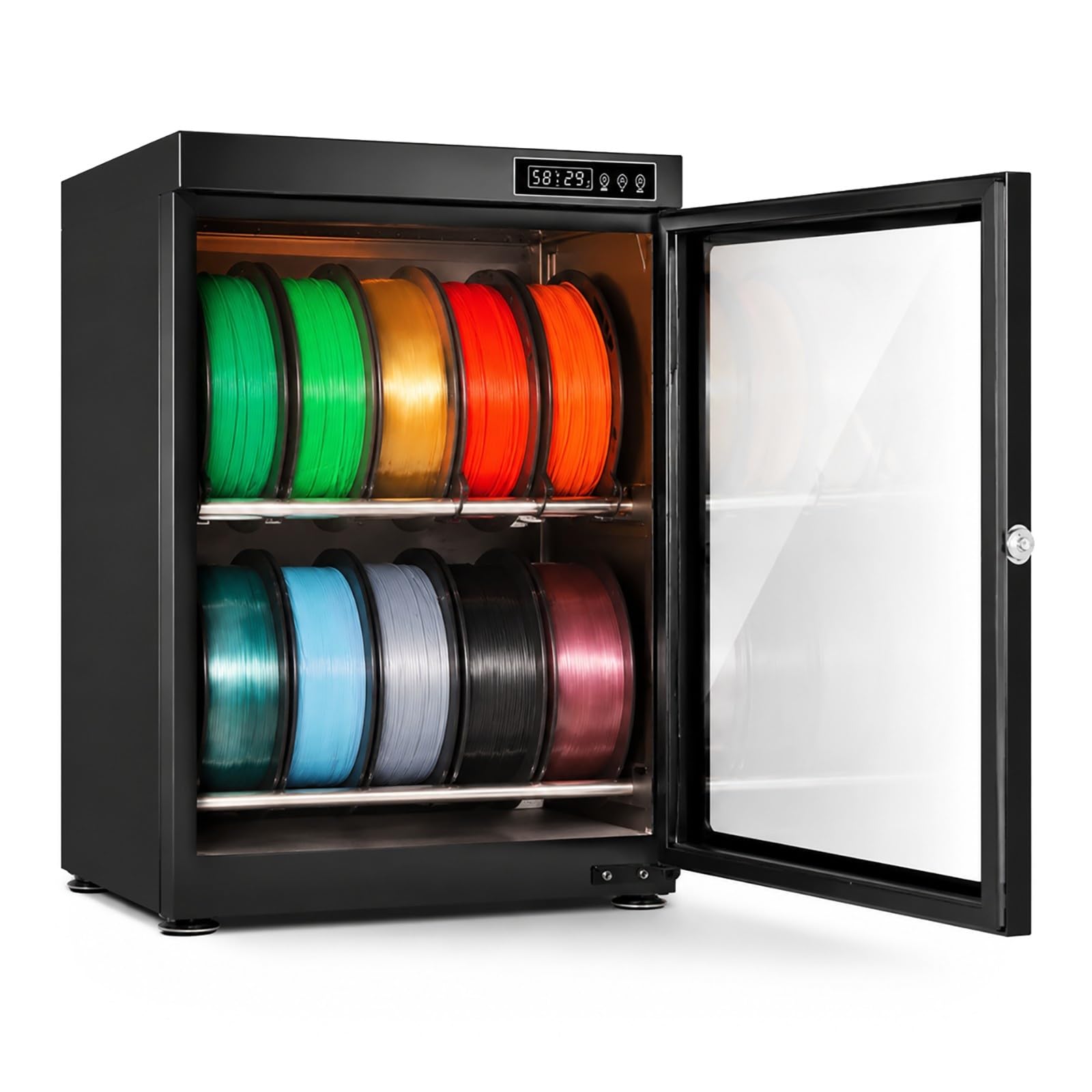 Caja secadora filamento impresora 3D, gabinete deshidratador, antihumedad